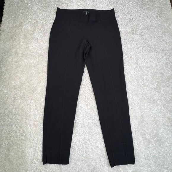 Eileen Fisher Black Washable Stretch Ankle Pant Slit Sides - Picture 1 of 7